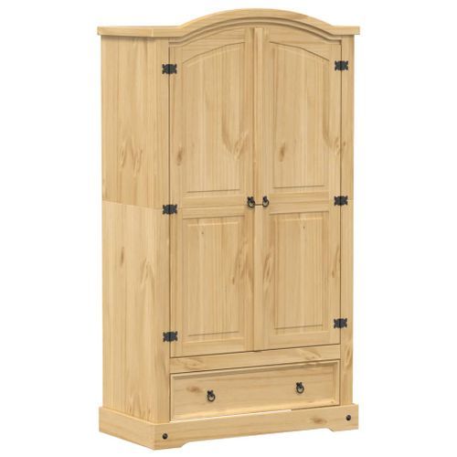 Garde-robe Corona 102x52x186 cm bois de pin massif - Photo n°2; ?>