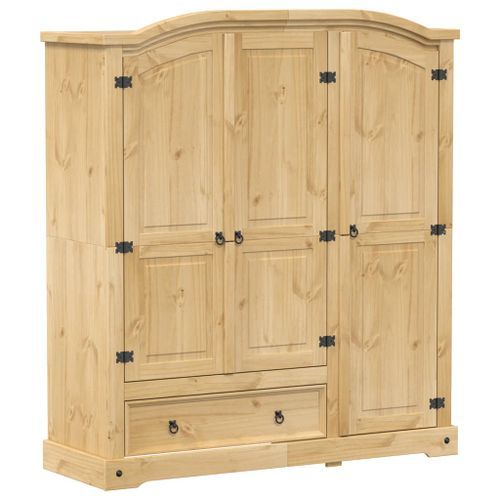 Garde-robe Corona 151,5x52x170 cm bois de pin massif - Photo n°2; ?>