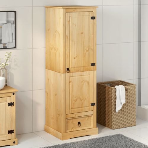 Garde-robe Corona 55x50x170 cm bois de pin massif - Photo n°3; ?>