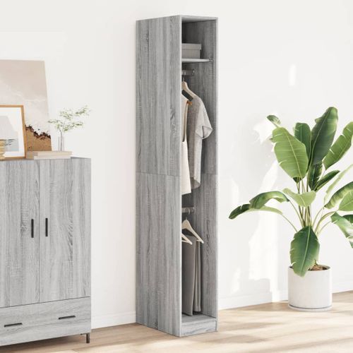 Garde-robe sonoma gris 30x50x200 cm bois d'ingénierie - Photo n°3; ?>