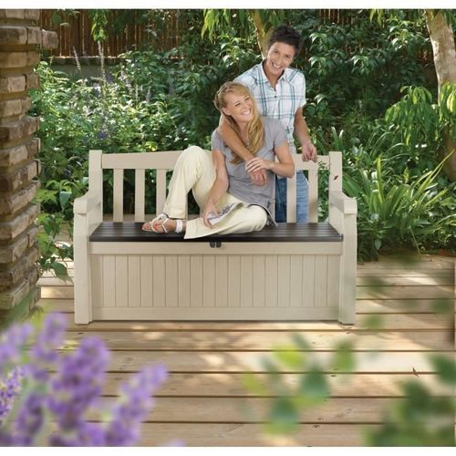 GARDEN BENCH Coffre jardin de rangement en polypropylene 265l - Photo n°3; ?>