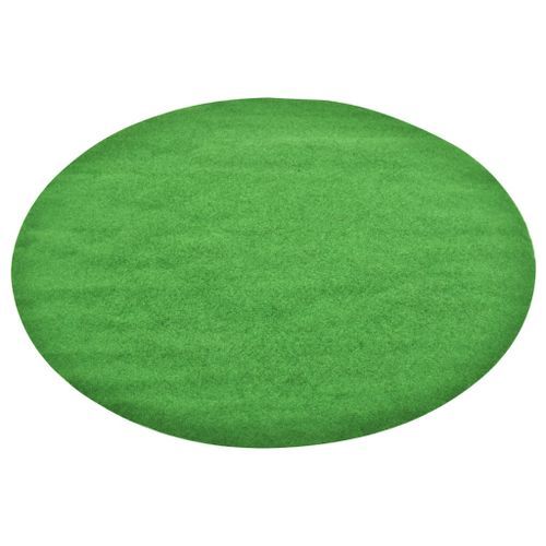 Gazon artificiel avec picots Dia.130 cm Vert Rond - Photo n°2; ?>