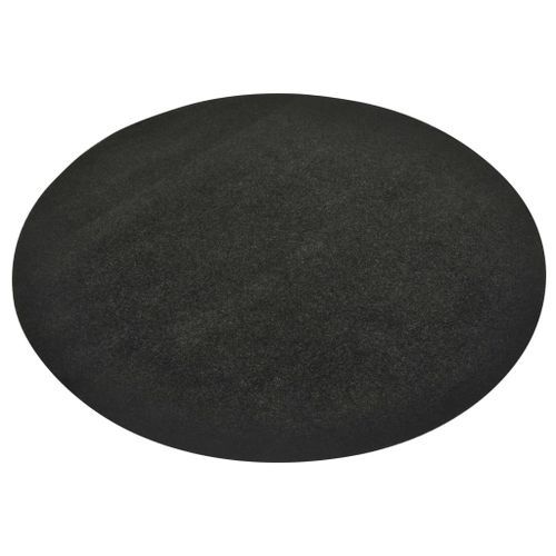 Gazon artificiel avec picots Dia.95 cm Anthracite Rond - Photo n°2; ?>
