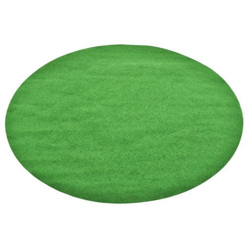 Gazon artificiel avec picots Dia.95 cm Vert Rond - Photo n°2; ?>
