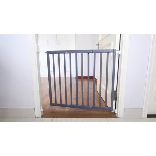GEUTHER Barriere extensible en Hetre coloris gris pour porte et escalier - Réglable : 63,5 - 105,5 cm - Photo n°3; ?>