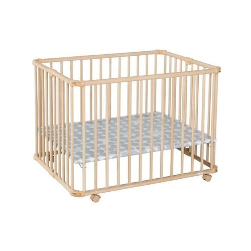Geuther Parc Pliable Lucilee En Hetre Massif Naturel 76 X 97 Cm Lestendances Fr