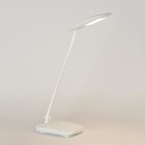 GLOSSY Lampe de bureau orientable en plastique injecté - H38 cm - Blanc - Photo n°3; ?>