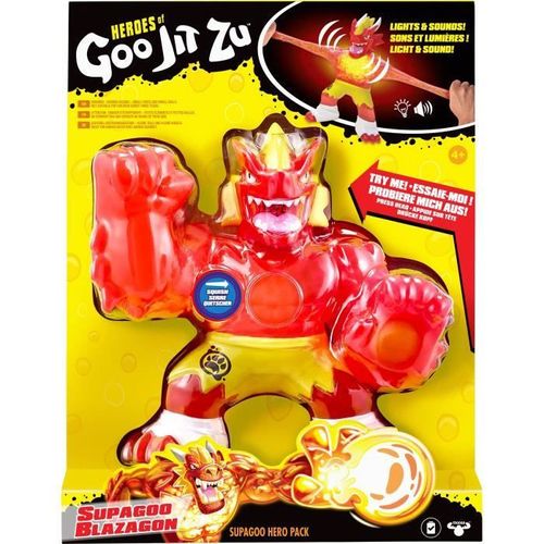 Goo Jit Zu - 41012 - Figurine Supagoo Blazagon 23cm - Photo n°3; ?>