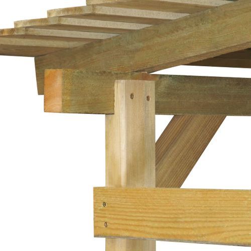 Grand abri de jardin en bois 180 x 200 x 200 cm - Photo n°2; ?>