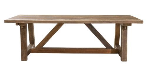 Grande table à manger en bois massif Jardo 250 cm - Photo n°2; ?>