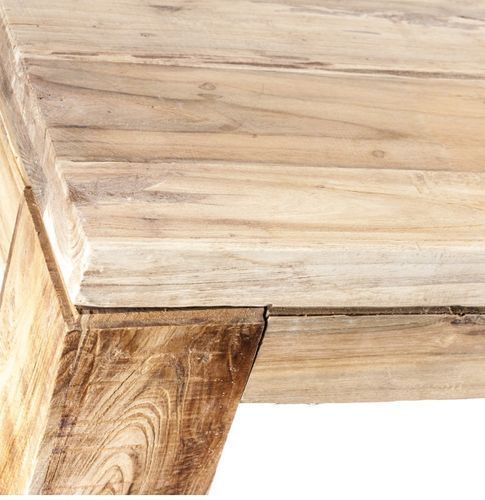 Grande table bois de teck authentique naturel Kampa 220 - Photo n°3; ?>