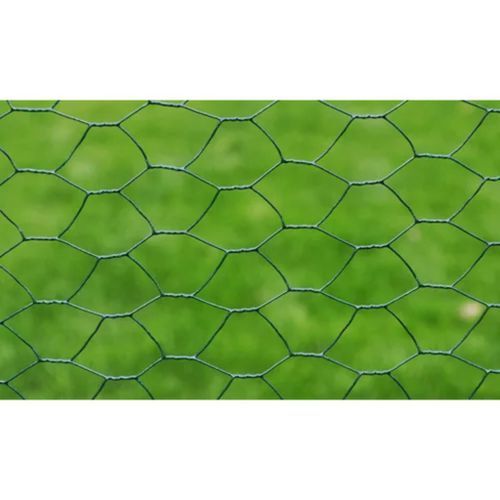 Grillage Acier galvanisé et revêtement en PVC 25x0,75 m Vert 2 - Photo n°3; ?>