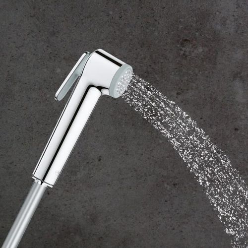 GROHE Ensemble de douche 1 jet avec support mural Vitalio Trigger Spray 30 Chromé 26175001 - Photo n°2; ?>