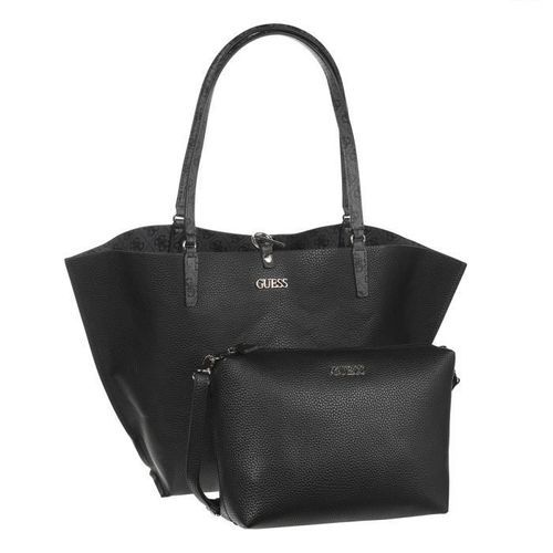 GUESS Sac a Main Alby Toggle Tote Noir Femme - Photo n°2; ?>