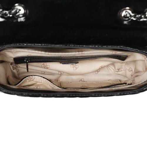 GUESS Sac a Main Cessily Convertible Xbody Flap Noir Femme - Photo n°3; ?>