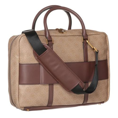 GUESS Sac homme Vezzola Beige / marron - Photo n°2; ?>