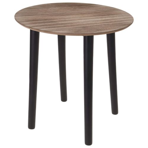 H&S Collection Table d'appoint 40x40 cm MDF - Photo n°2; ?>