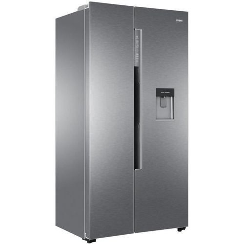 HAIER HRF-522IG6 - Réfrigérateur américain - 500 L (331 L + 169 L) - Total no frost - A+ - L 90,8 x H 179 cm - Silver - Photo n°2; ?>