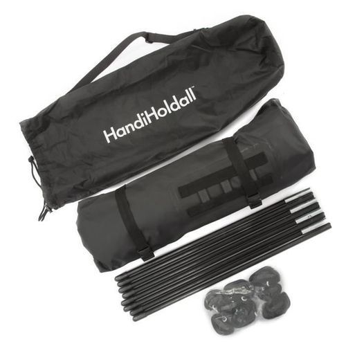 HANDIWORLD HandiHoldall 400 Litres - Coffre de toit souple - Pliable - Etanche - Noir - Photo n°3; ?>