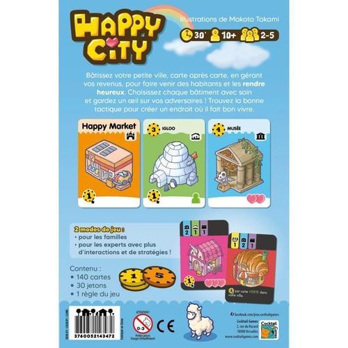 Happy City | Age: 10+| Nombre de joueurs: 2-5 - Photo n°2; ?>