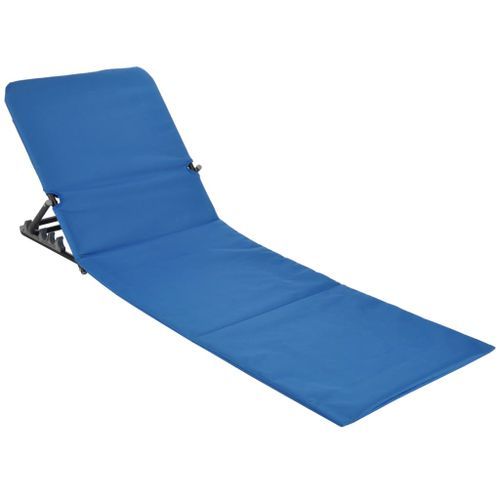 HI Chaise tapis de plage pliable PVC Bleu - Photo n°3; ?>