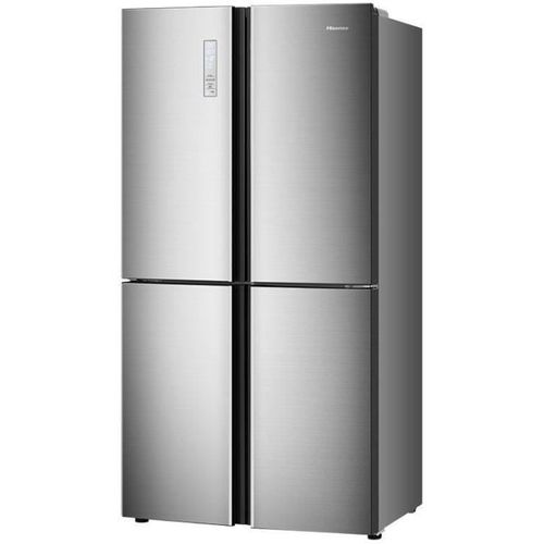 HISENSE RQ689N4AC1 - Réfrigérateur multi-portes - 556L (362L+194L) - froid ventilé total - A+ - L91x H181 - métal brillant - Photo n°2; ?>