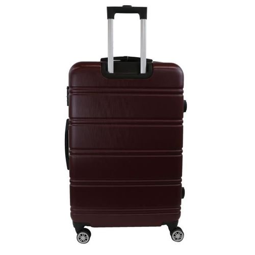 HOFFMANN Set de 3 Valises Rouge Bordeaux - Photo n°3; ?>
