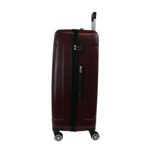 HOFFMANN Set de 3 Valises Rouge Bordeaux 2 - Photo n°2; ?>