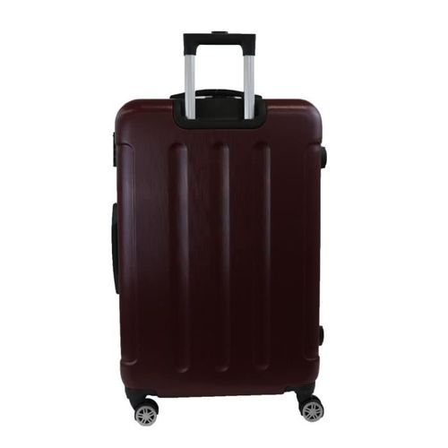 HOFFMANN Set de 3 Valises Rouge Bordeaux 2 - Photo n°3; ?>