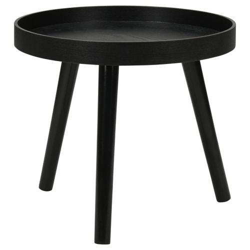 Home&Styling Ensemble de 2 tables d'appoint rond noir - Photo n°2; ?>