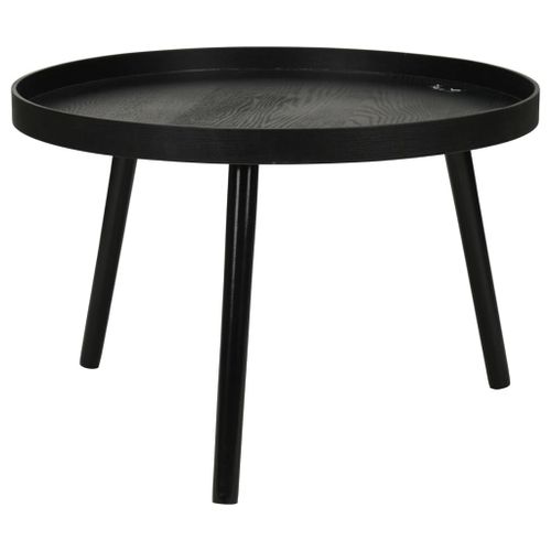 Home&Styling Ensemble de 2 tables d'appoint rond noir - Photo n°3; ?>