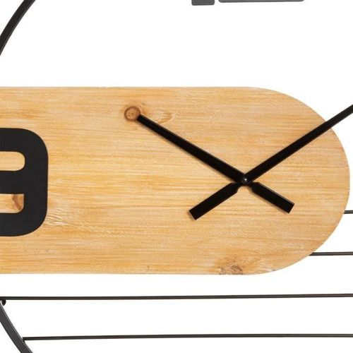 Horloge métal et bois emy D60 - Photo n°2; ?>