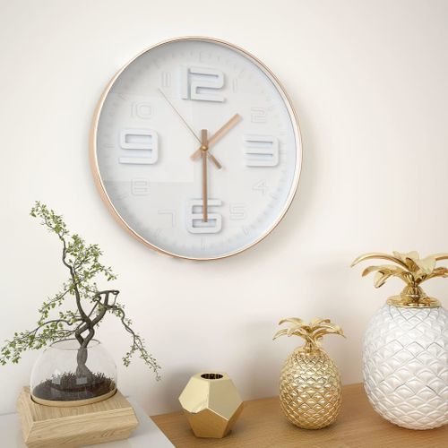 Horloge murale avec aspect de cuivre 30,5 cm - Photo n°2; ?>