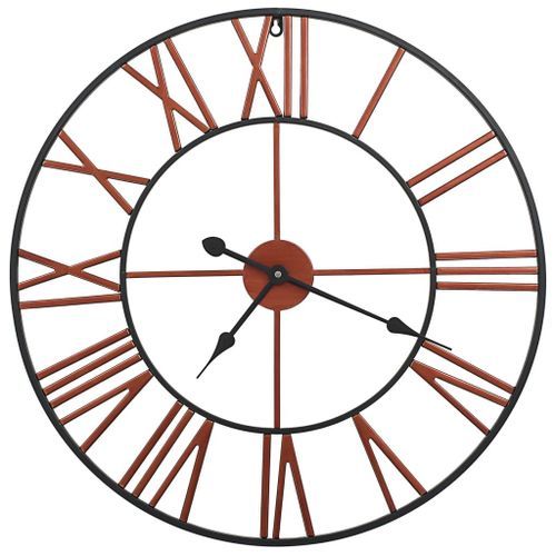 Horloge murale Métal 58 cm Rouge - Photo n°2; ?>
