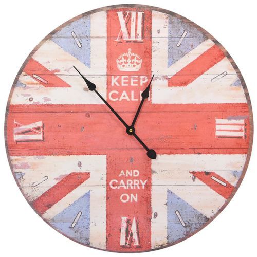 Horloge murale vintage Royaume-Uni 60 cm - Photo n°2; ?>