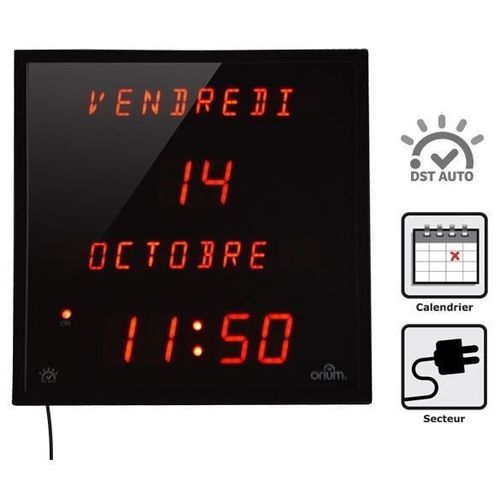 Horloge ORIUM - Date multi-langues - Photo n°2; ?>