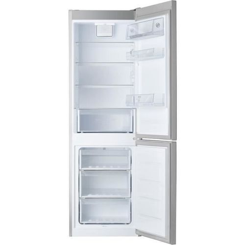 HOTPOINT H8A1ES - Réfrigérateur congélateur bas - 338L (227+111) - Froid brassé - A+ - L 60cm x H 189cm - Silver - Photo n°2; ?>