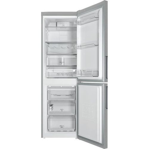 HOTPOINT XH8 T1OX-NEW - Réfrigérateur congélateur bas - 340L (235+105) - Froid ventilé - A+ - L 60cm x H 189cm - Inox - Photo n°2; ?>