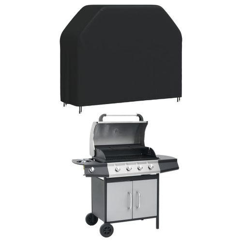 Housse de barbecue 162x61x122 cm noir oxford 420D - Photo n°2; ?>