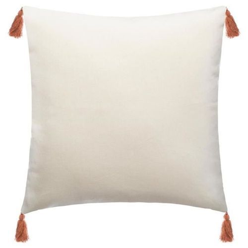 Housse de Coussin Hindou Brodé - 40 x 40 cm - Jaune Ocre - Photo n°2; ?>