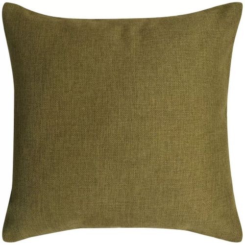 Housses de coussin 4 pcs Aspect de lin Vert 50x50 cm - Photo n°3; ?>