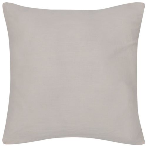 Housses de coussin 4 pcs Coton Beige 80x80 cm - Photo n°3; ?>