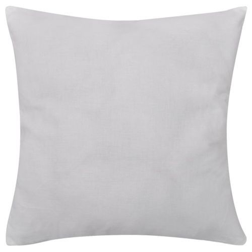 Housses de coussin Coton 4 pcs Blanc 40x40 cm - Photo n°3; ?>