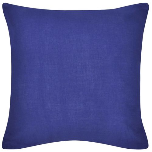 Housses De Coussin Coton 4 Pcs Bleu 40x40 Cm 9 Housses de coussin Coton 4 pcs Bleu 40x40 cm - Photo n°3; ?>