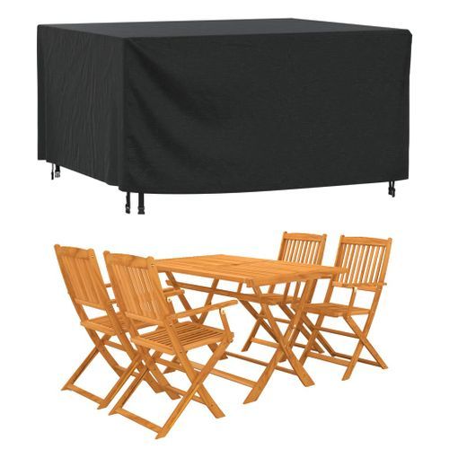 Housses de salon de jardin 2 pcs 180x140x90 cm imperméable 420D - Photo n°2; ?>