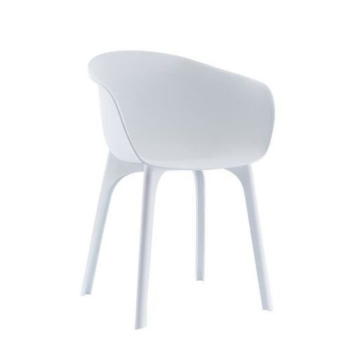 IDEA Lot de 2 Chaises de jardin Diva Blanc - Photo n°2; ?>