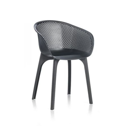 IDEA Lot De 2 Chaises De Jardin Nora Noir 7 IDEA lot de 2 Chaises de jardin Nora Noir - Photo n°3; ?>