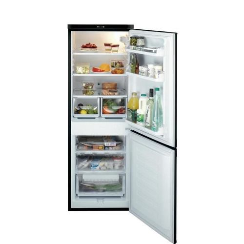 INDESIT NCAA 55 K - Réfrigérateur congélateur bas - 217L (150+67) - Froid statique - A+ - L 55cm x H 157cm - Noir - Photo n°2; ?>