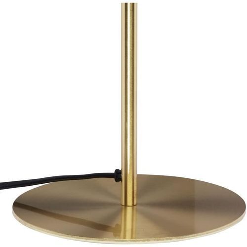 INTERNATIONAL DESIGN Lampe champignon en métal - 25x25x33 cm - Doré - Photo n°3; ?>