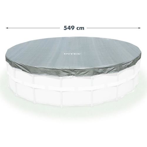 INTEX Bâche pour piscine ronde deluxe 5,49 m - Photo n°2; ?>